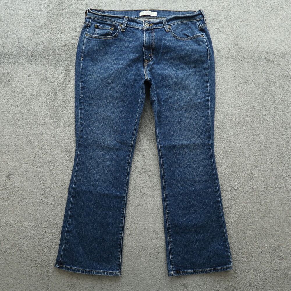 Levi's 515 Jeans Women's Size 12S Blue Mid-Rise Bootcut Denim Pants 28.5" Inseam